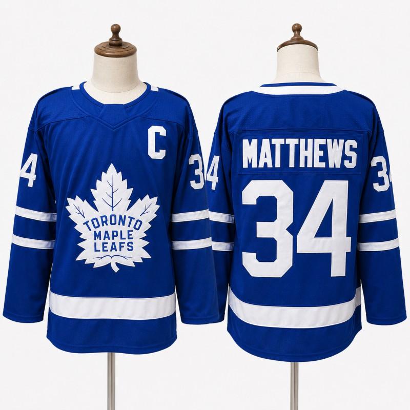 Toronto Maple Leafs Hockey Jersey Full Embroidered Leaf NHL Team Sport Uniform Men Women
