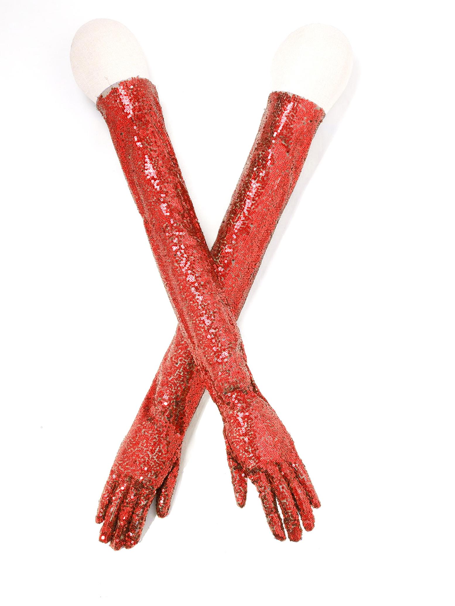 

Винтажные блестящие перчатки с блестками 1920-х годов, длинные перчатки до локтя, длинные перчатки для оперы, вечерние костюмы, аксессуары One Size красный