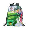 Pikmin 3D Cartoon Print Backpack Boy Girl Fashion Casual Pattern Schoolbag 16inch Fun Waterproof Knapsack DIY Custom Backpacks