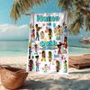 Custom Name Ultra-Soft Beach Towel with Gracie's Corner Theme,Ideal for Pool - Camping, Diving - Perfect Travel Essential, Vibrant Beach Towel.