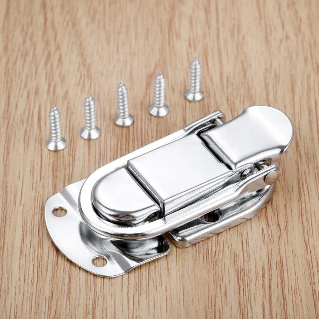 1pc Toggle Latch Clasp W/screws Vintage Zinc Alloy Lock Wooden Box Jewelry Wine Gift Case Antique Bronze/Silver 67mmx34mm Buckle