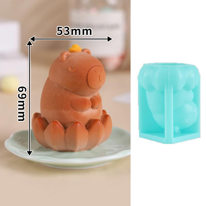 

1 шт. Милая капибара, молочное желе, силиконовая форма для пудинга, капибара, дельфин, силиконовая форма для пудинга, уличная посуда синий