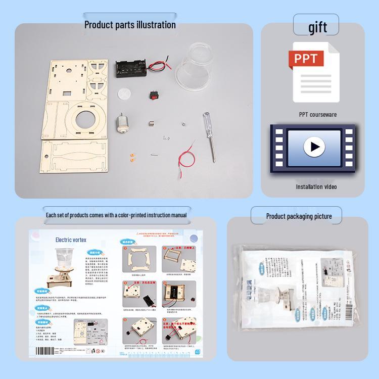 Underwater Vortex DIY Science Kit for Primary Students
