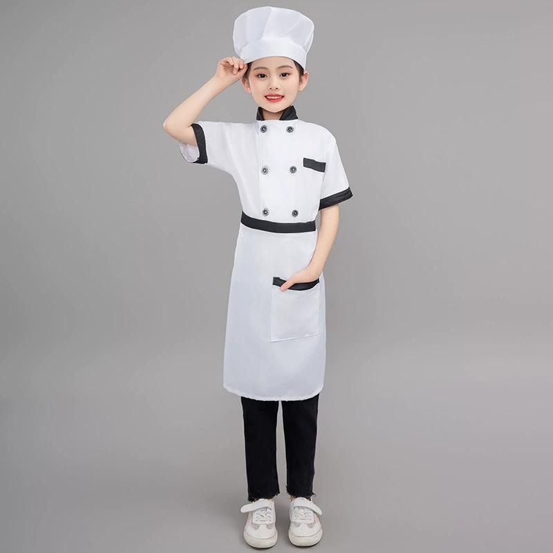 Children's Chef Costumes Children's Costumes Children's Games Professional Costumes Performances Children's Little Chef Costumes