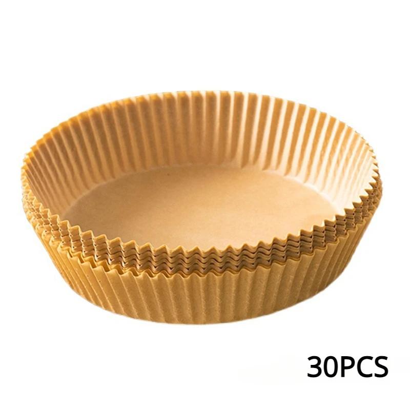30/50Pcs Kitchen Gadgets Disposable Pastry Molds Paper Pad Air Fryer Measuring Tools & Scales Kitchens Accessories Non-stick Mat