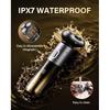 Electric Razor for Men, IPX7 Waterproof, Wet or Dry Electric Shavers with 4D Flex Blades & LED Display, Sensitive Skin Care, Pop-up Trimmer