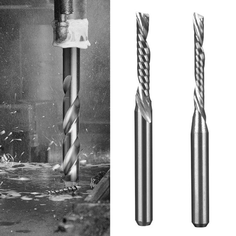 20PCS 3.175mm Shank Single Grooves Milling Cutter 2mm/2.5mm Diameter Routers Bit Engraving Tool for Metalworking