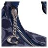 Coach JONIE 15 Logo Print Silver Hardware Signature Denim Shoulder Crossbody Tote Mini Women's Blue