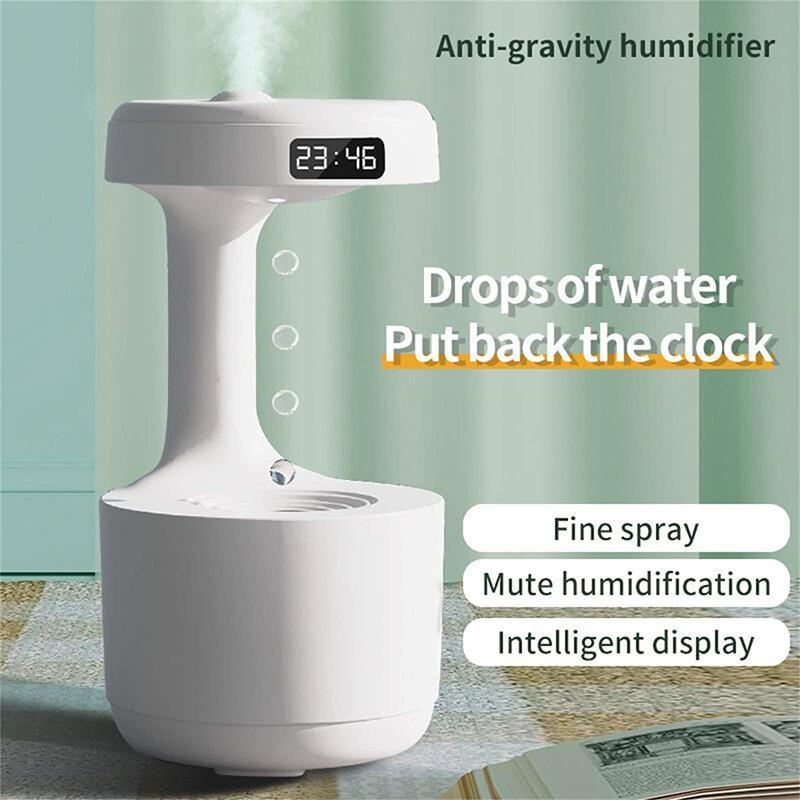 800ML Air Humidifier (1 Piece), USB Powered  Diffuser with LED Display & Shutdown Protection, Flavored Air Diffuser, Air Humidif