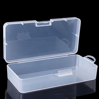 Rectangular Plastic Clear Storage Box Jewelry Parts Container for Case Dropship