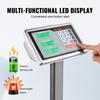Computing Digital Platform Scale, 300 kg Load, 50 g High Accuracy, Electronic Floor Scale with LB/KG, Tare, Price Calculator, AC/DC Power Supply, Fit