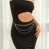 Sexy Fashion Star Waist Chain Waist Chain Metal Multi-layer Butterfly Chain Body Chain Female
