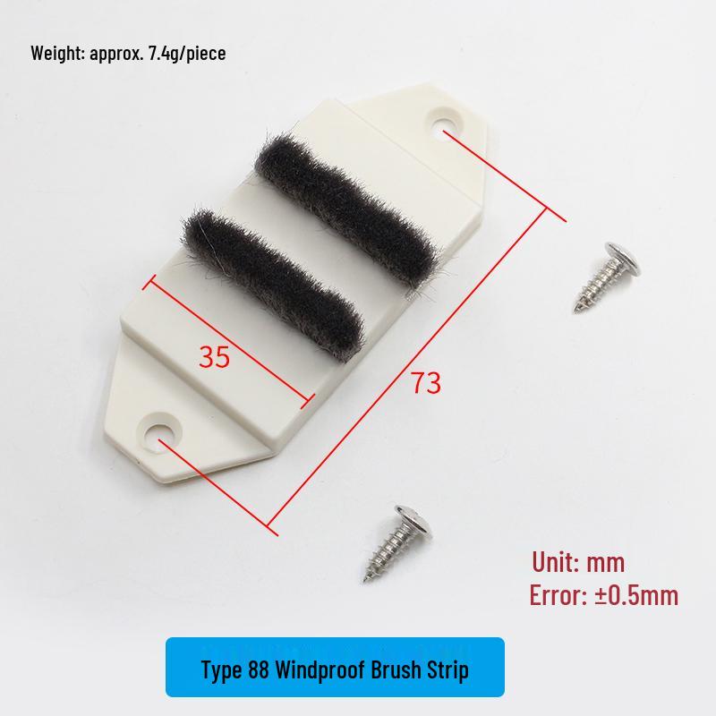 Steel-Plastic Window Seal: Windproof, Soundproof, Anti-Collision Strip for Sliding Doors & Floor-to-Ceiling Windows.