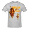 Unisex Aloka Walk For Peace Monks With Aloka Dog Gifts T Shirt Streetwear Cotton Tshirt Unisex