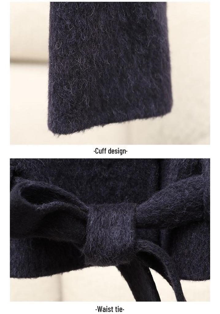 Petite High-Waisted Woolen Coat - Spring 2026 New Arrivals, 10% Suli Wool