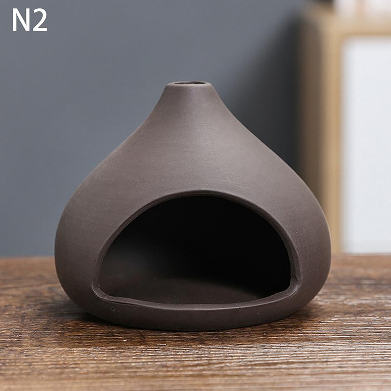 Incense burner Handcrafted Palo Santo Holder With Purple Clay Tray For Sage  Incense Home Decor Gift Ideal  (Without Incense)