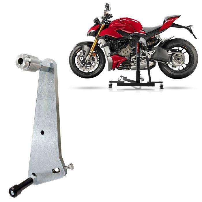 Center Motorcycle Lift - ConStands Power-Evo - Compatible Ducati Panigale V4/S - Capacity 300 Kg - Lightweight and Stable