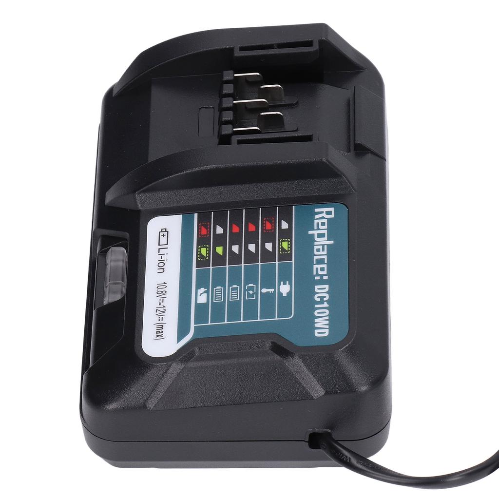 Lithium-Akkuladegerät 100–240 V Eingangsspannung für DC10,8–12 V BL1015 BL1016 DC10WD DC10WC