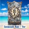 Dragon Phoenix Theme Beach Towel Personalized Custom Name & Text Soft Quick Dry Beach Towel for Swimming Travel