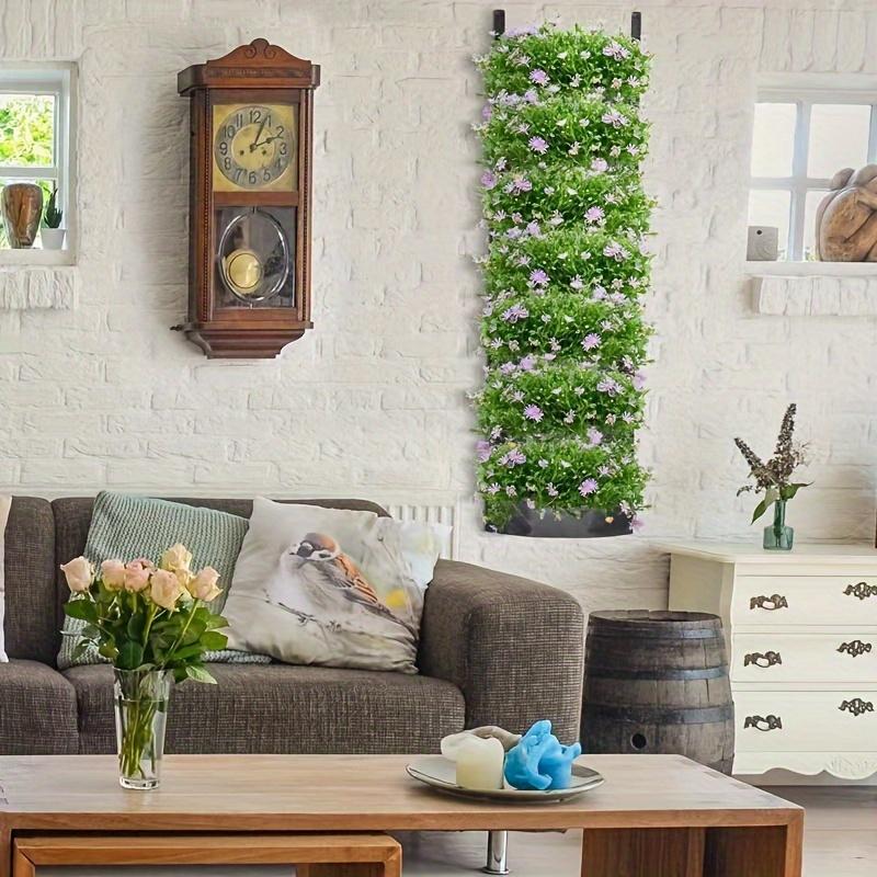 Pocket Vertical Garden Wall Planter Herb Succulent Planting Bag Pouch for Home Patio Balcony Decoration & Christmas Ornaments
