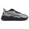 Puma Rs-X Cómodas Versátiles Transpirables de Caña Baja Estilo de Vida Casual Zapatillas Unisex Gris Negro 390777-13