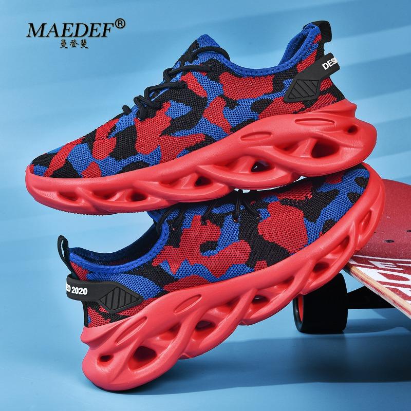 MAEDEF Men Walking Shoes Breathable Lightweight Athletic Shoes Non Slip Comfortable Sports Shoes Jogging Gym Casual Footwear