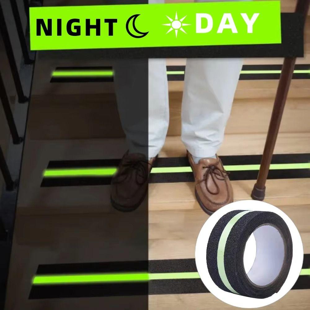 Green Stripe Traction Tape Glow In the Dark Non Skid Safety Tape Anti Slip Tape  Step Indoor