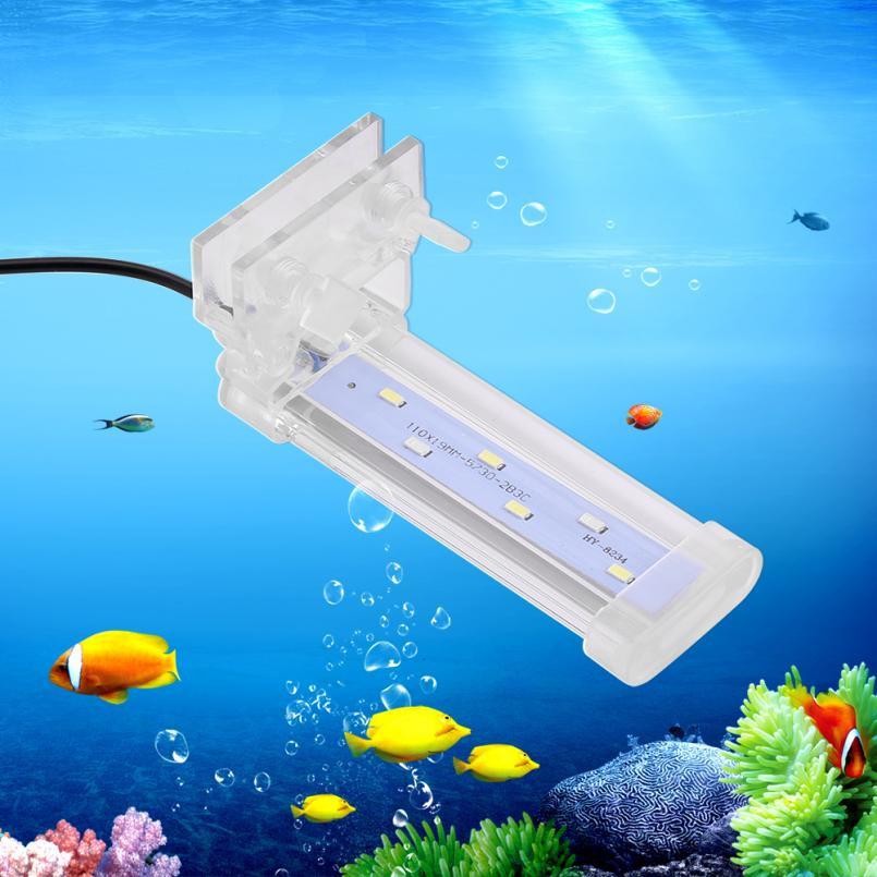 Kjøp 1.5/3/5/8W Fish Tank Plant Grow Submersible LED Clip Lamp Light Joom