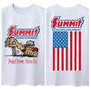 Unisex Motocross Outdoor Taktisches Grafikdruck Baumwolle Kurzarm T-Shirt Gothic Locker Lässig Sport Streetwear Fahrer Tägliche Oberteile
