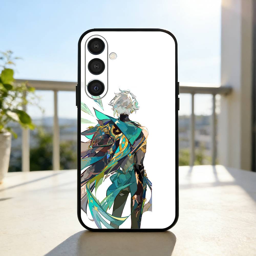 G-Genshin A-Alhaitham Phone Case For Samsung A73,72,71,53,52,51,22,91,80, Soft Black Cover