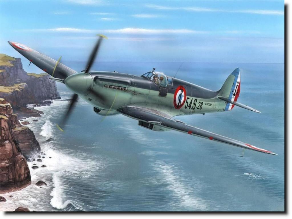 Special Hobby 1/48 French Supermarine Seafire Mk.15 Plastic Model SH48125n