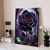 Gothic Rose Diamond Painting Art Set, 5D Rose Diamond Embroidery Craft, DIY Rhinestone Gem Crafts, Home Wall Decoration