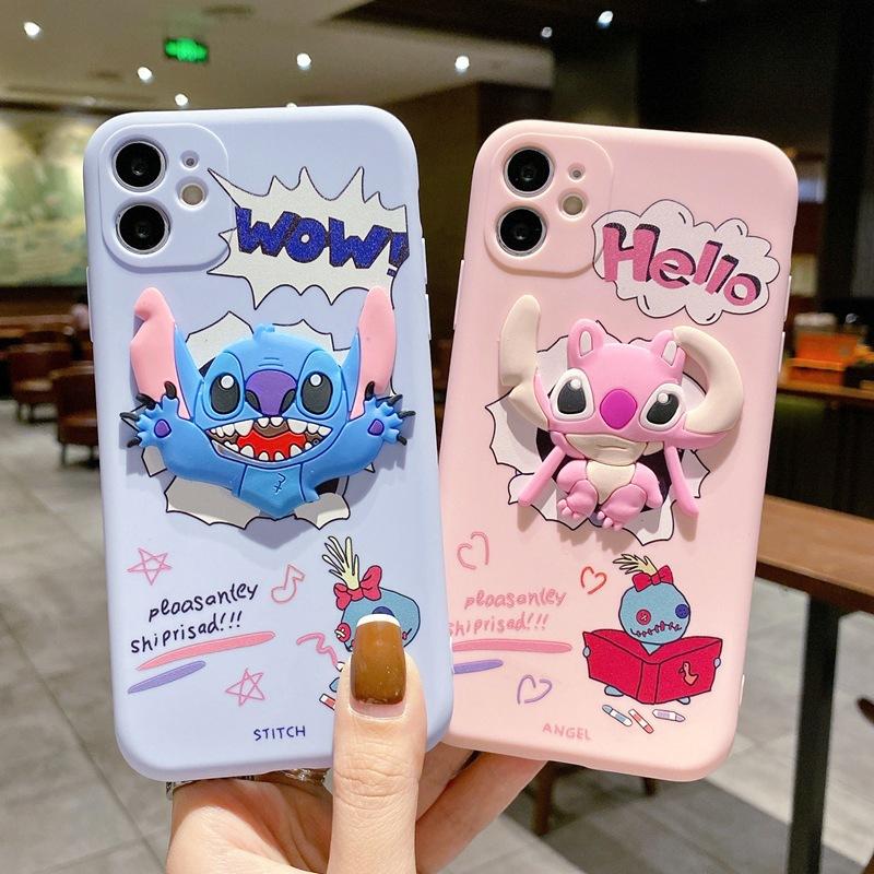 Applicable To Huawei Honor X5PLUS Three-dimensional Cartoon Mobile Phone Case P60 Stitch Cute Fashion Silicone Soft