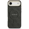 Guess 4G PU Classic Logo MagSafe case for iPhone Air black