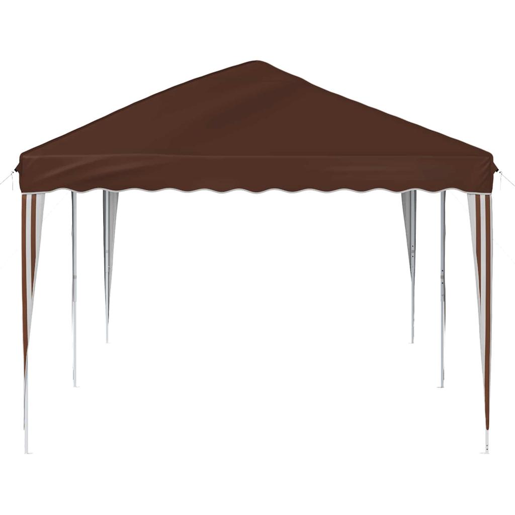 Pop Up Party Tent 575 X 290 X 245 Cm Brown