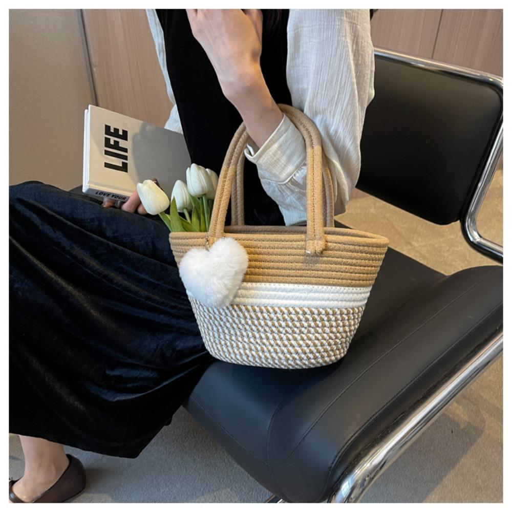 JMXD- Handmade Knitted Fashion Crossbody Bucket Bag for Women Shoulder Bag