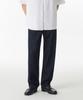 Linen-Like Regular Fit Denim Pants [Deep Indigo]