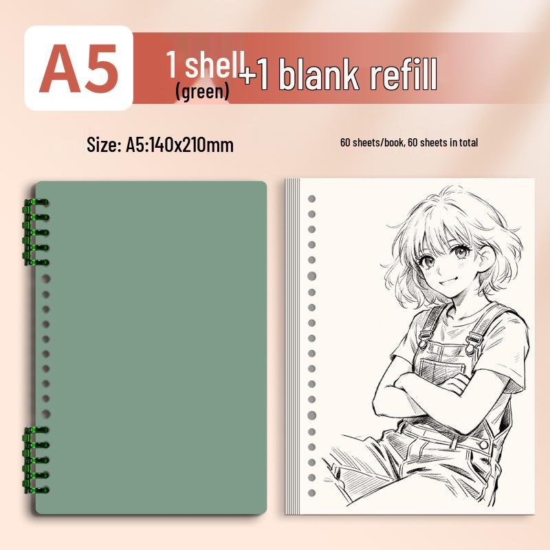 Morandi Detachable Student Sketchbook - Thick, Comfortable, Colorful Art Drawing Pad
