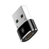 Adapter Otg Converter From Usb-C (Female) To Usb-A (Male) Black