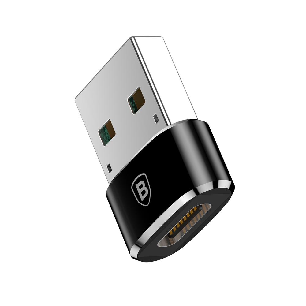 Adapter Otg Converter From Usb-C (Female) To Usb-A (Male) Black