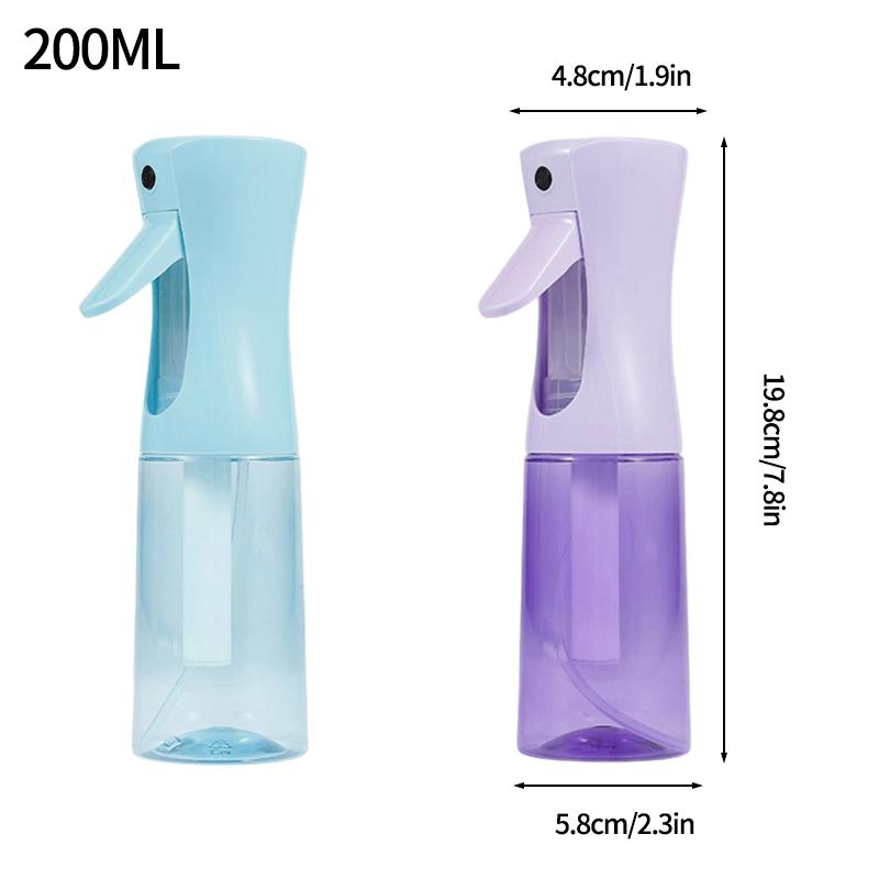 High Pressure Oil Sprayer Bottles Hairdressing Spray Bottle Plant Water Refillable Continuous Mist Sprayer Plastic Containers