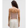Lululemon Wundermost Ultra Soft Nulu Spaghetti Strap Adjustable Cami Ashen Rose