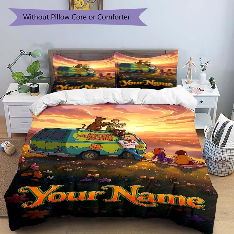 Twilight Journey Find Bedding Set Personalized Washable Custom 3Pcs Duvet Cover Pillowcases Soft Microfiber Home Bedroom Gift