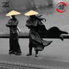 2Pcs Cool Chinese Kung Fu Swordsman Figurines Mini Knight Statue DIY Micro Landscape Decoration Desktop Ornaments Car Interior