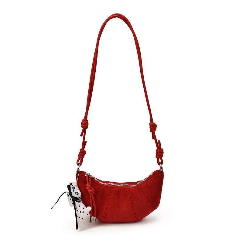 Stil Kleine Wasserklößchen-Form Schultertasche mit Reißverschluss