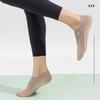 3Pair Professional Women Yoga Sock Silicone Anti-slip Ballet Pilates Socks Women Backless Breathable Bandage Yoga Sport Socks