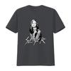 Retro Buffy The Vampire Slayer Black White Print Cool Casual Streetwear T Shirt vintage Washed Stretched Breathable