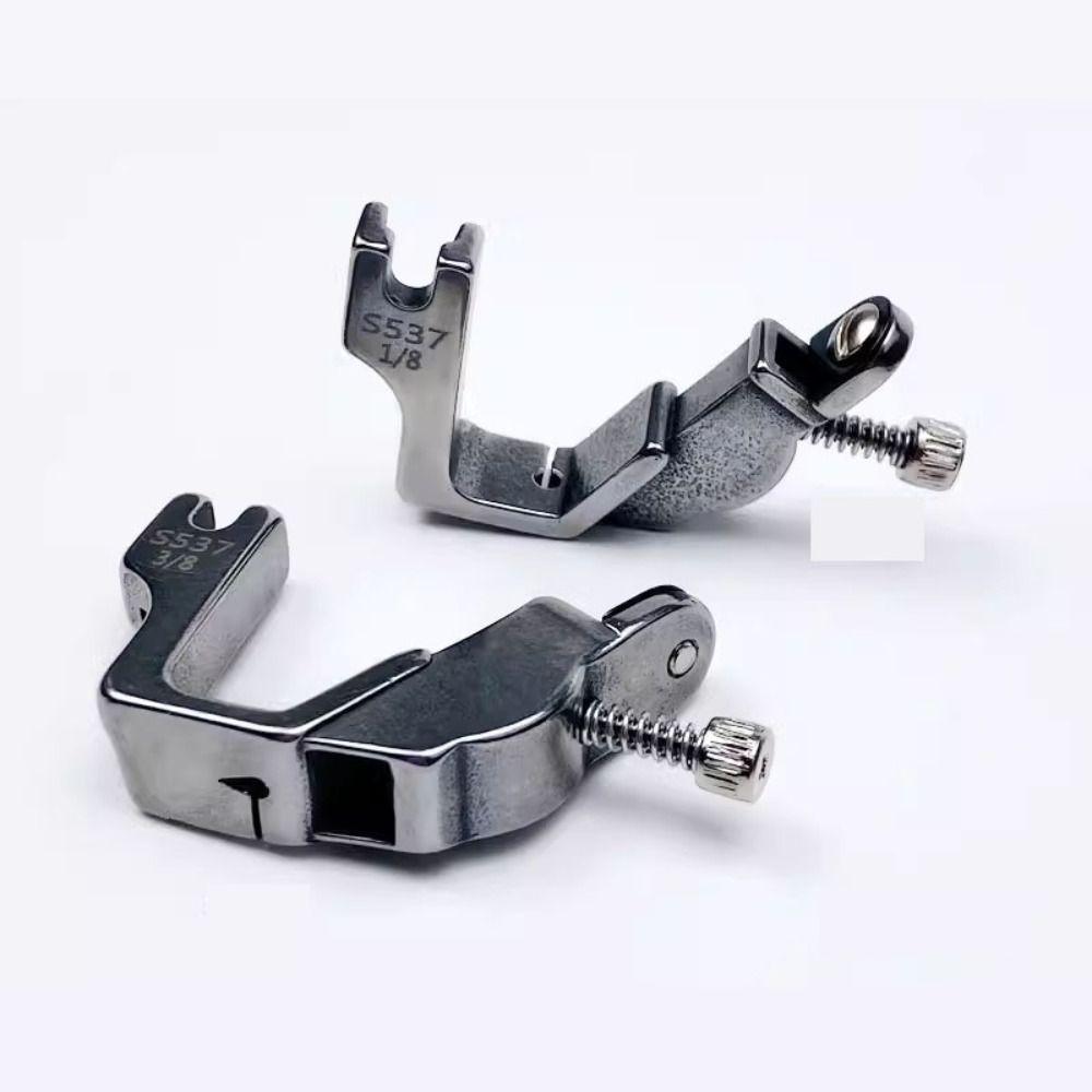 S537 Pleated Wrinkled Presser Foot Industrial Right Guide Pressing Foot Multifunctional Lockstitch Sewing Machine Feet
