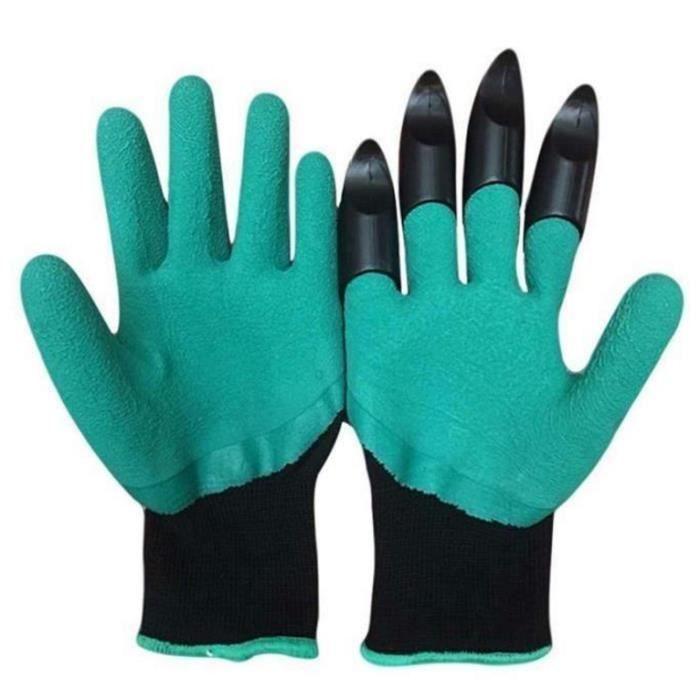 1paire Gants de jardin jardinage avec creuser griffes-Gants de jardinage pour Creuser et Plantation Plantes de pépinière