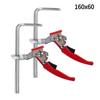 Allsome 2 ΤΕΜ 160x60mm Σφιγκτήρας Οδηγού Γρήγορης Σύσφιξης Ξυλουργού Σφιγκτήρας F Γρήγορη Σύσφιξη Για Σύστημα MFT και Ράγας Οδηγού Εργαλείο Χειρός